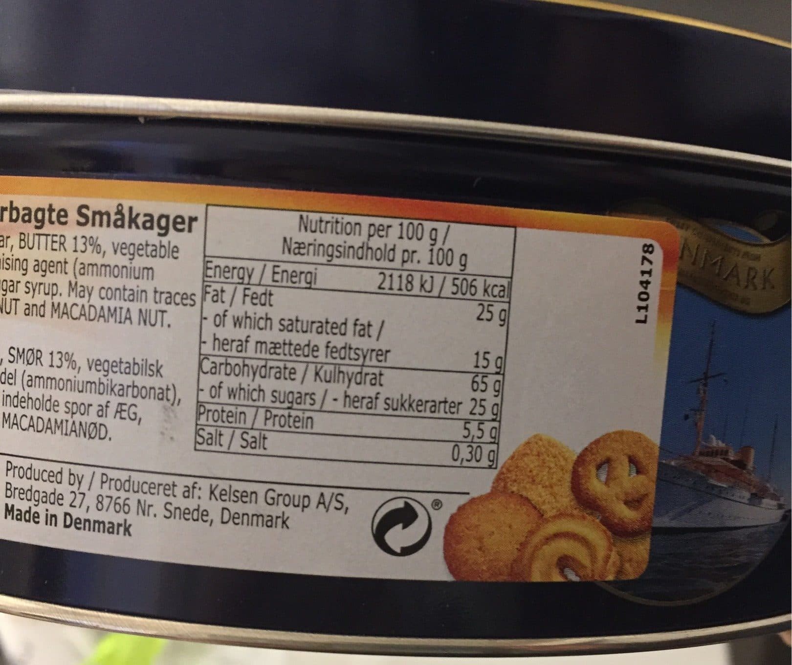 Tamarindo Galletas danesas packshot