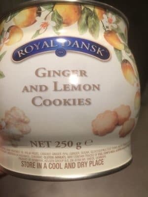 Royal dansk Biscuits au gingembre et au citron packshot