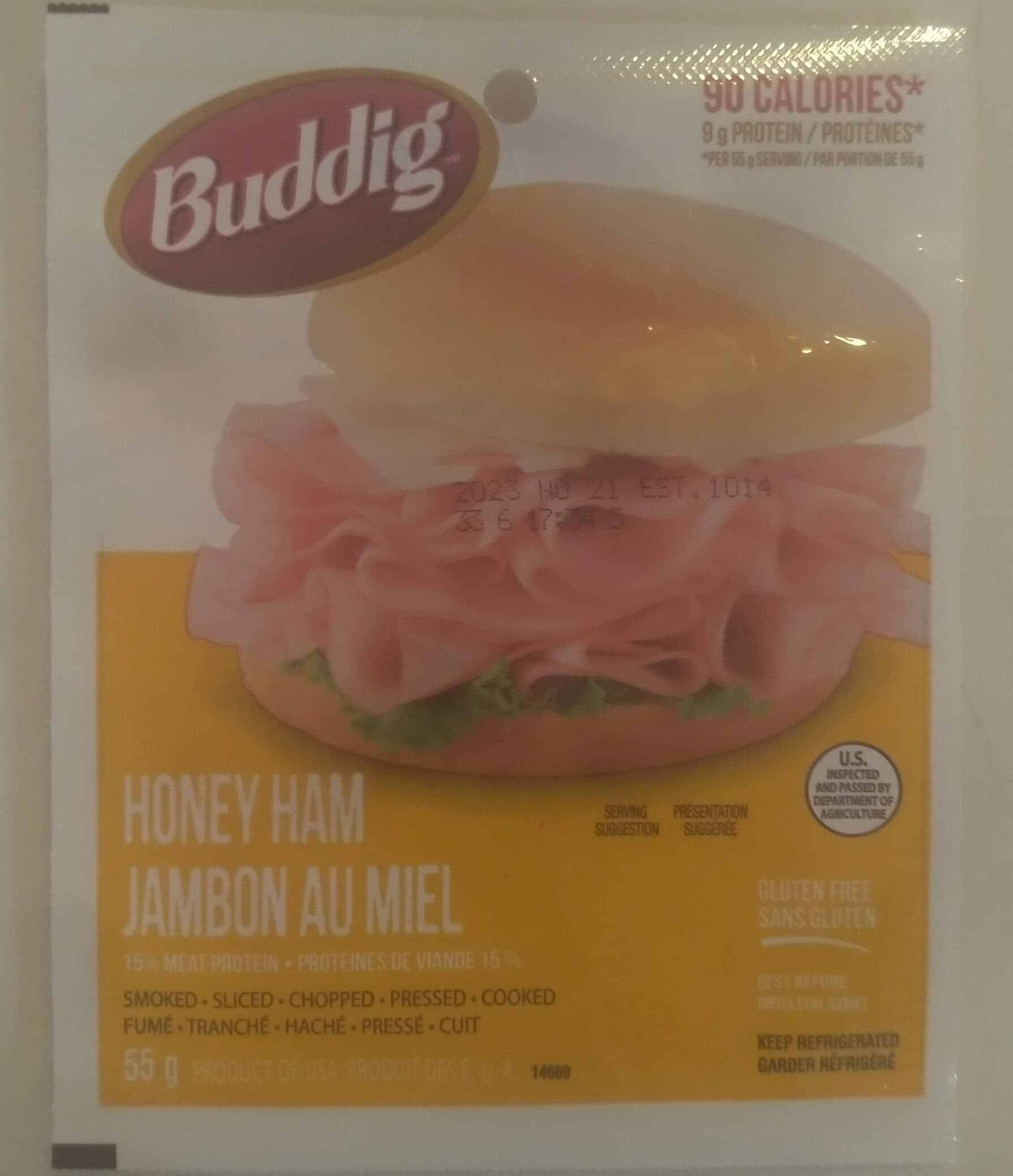 Buddig Honey Ham packshot