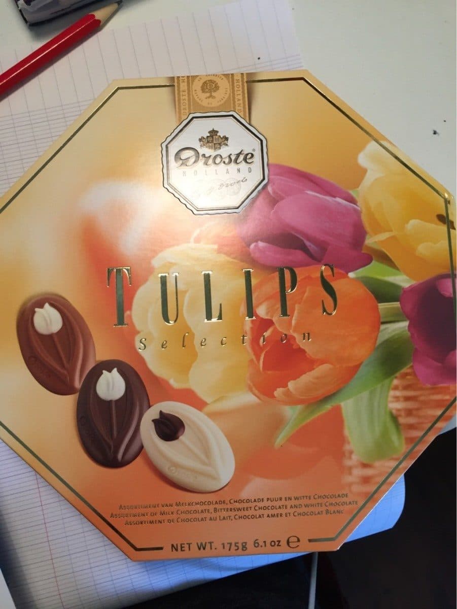 Droste Droste Box Tulips Selection 175gr / 6.1oz packshot