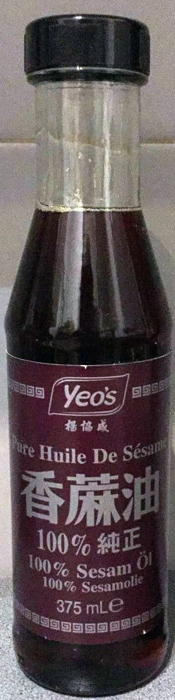 Yeo's Huile De Sésame -Sesamöl packshot