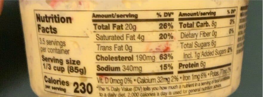 Stars Egg salad packshot