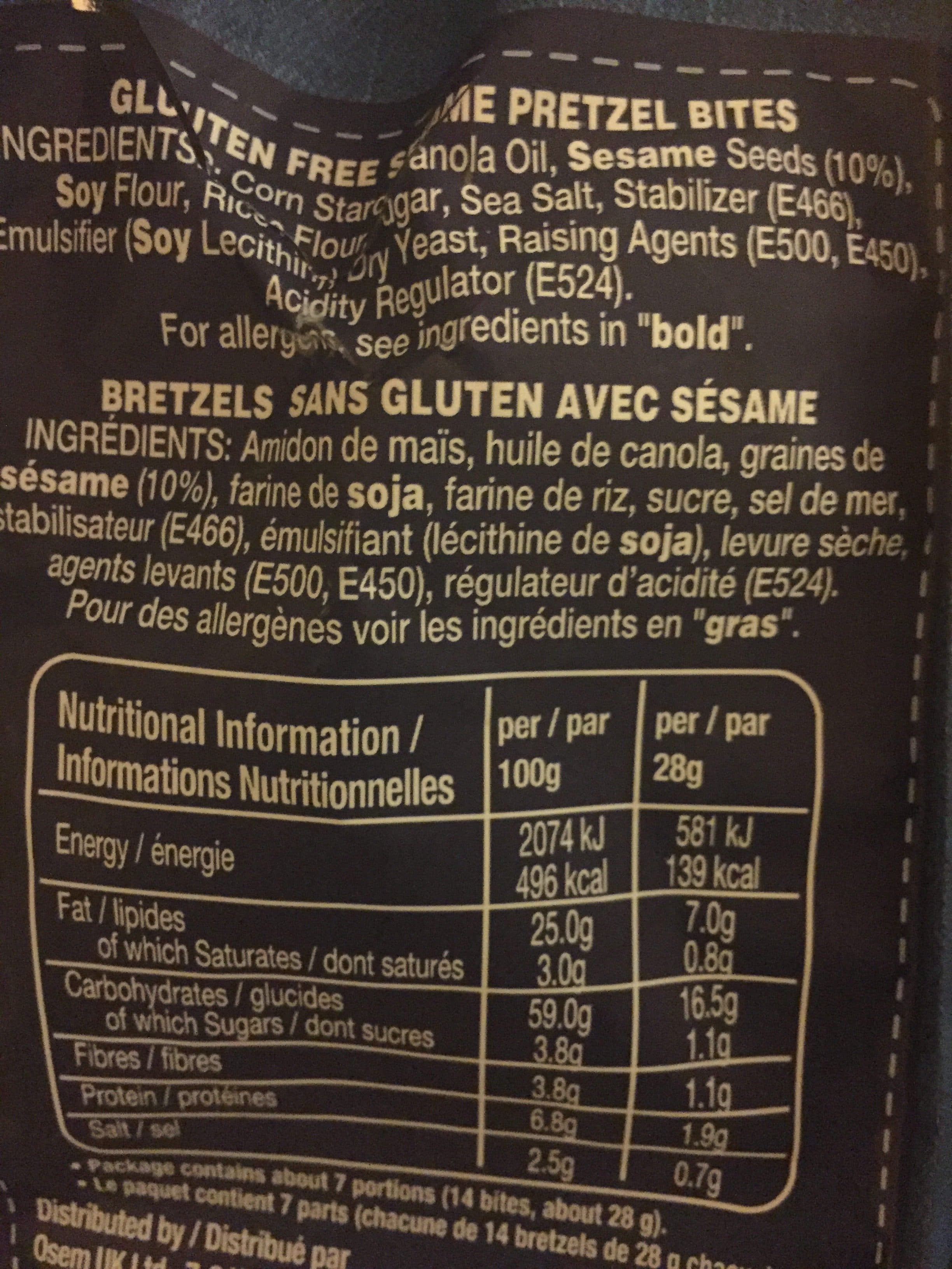 Gratify Gratify - Gluten Free Sesame Bites packshot
