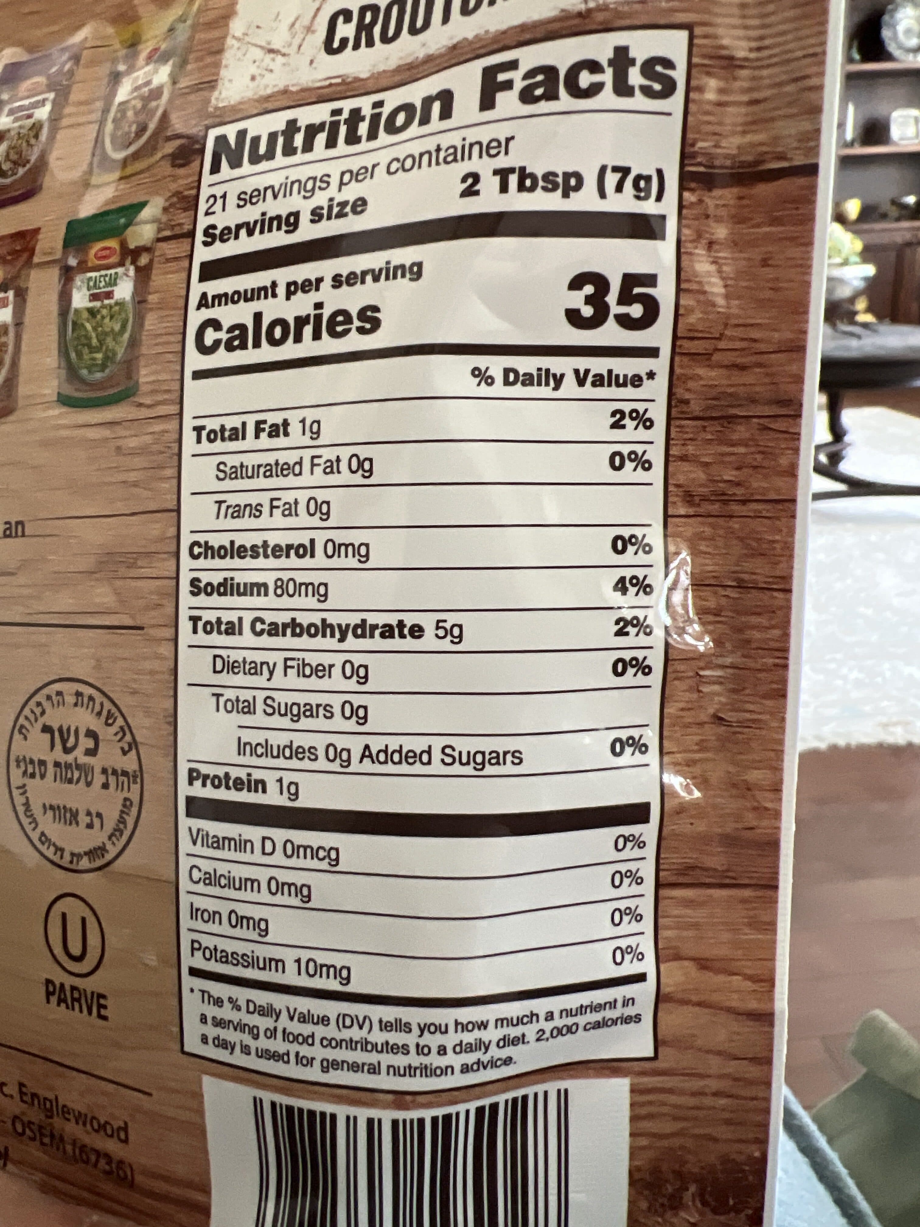 Osem Osem, mediterranean crouton herbs packshot