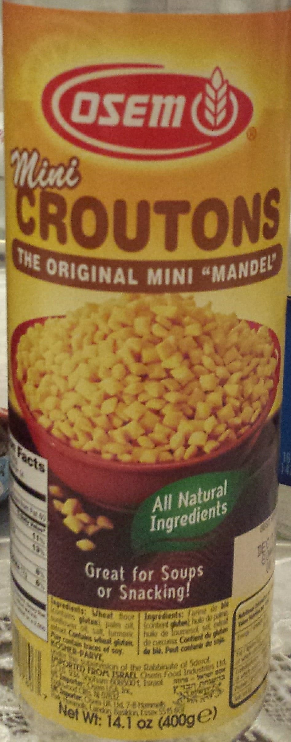 Osem Mini croutons packshot