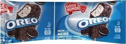 Good Humor Good humor oreos cookies & cream ice cream bar 4 oz packshot