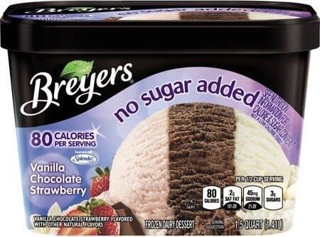 Breyers Vanilla Chocolate Strawberry packshot