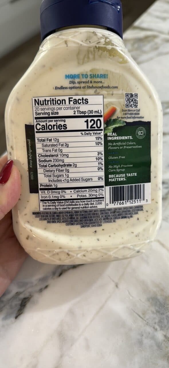Litehouse Homestyle Ranch Dressing & Dip packshot