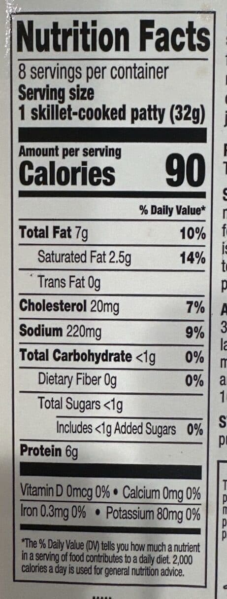 Johnsonville MILD RECIPE BREAKFAST SAUSAGE packshot