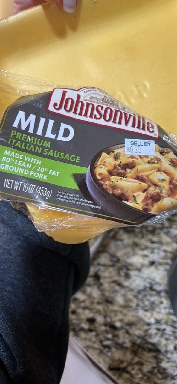Johnsonville Mild Premium Italian Sausage packshot