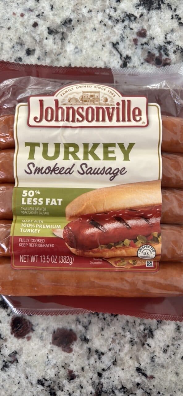 Johnsonville Turkey Smoked Sausage packshot