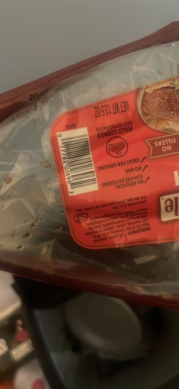 Johnsonville POLISH KIELBASA packshot