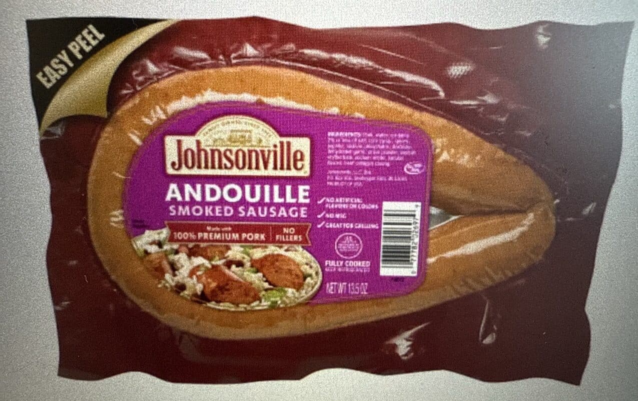 Johnsonville ANDOUILLE SMOKED SAUSAGE packshot