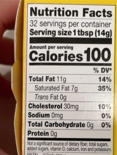 Wegmans Unsalted Butter packshot