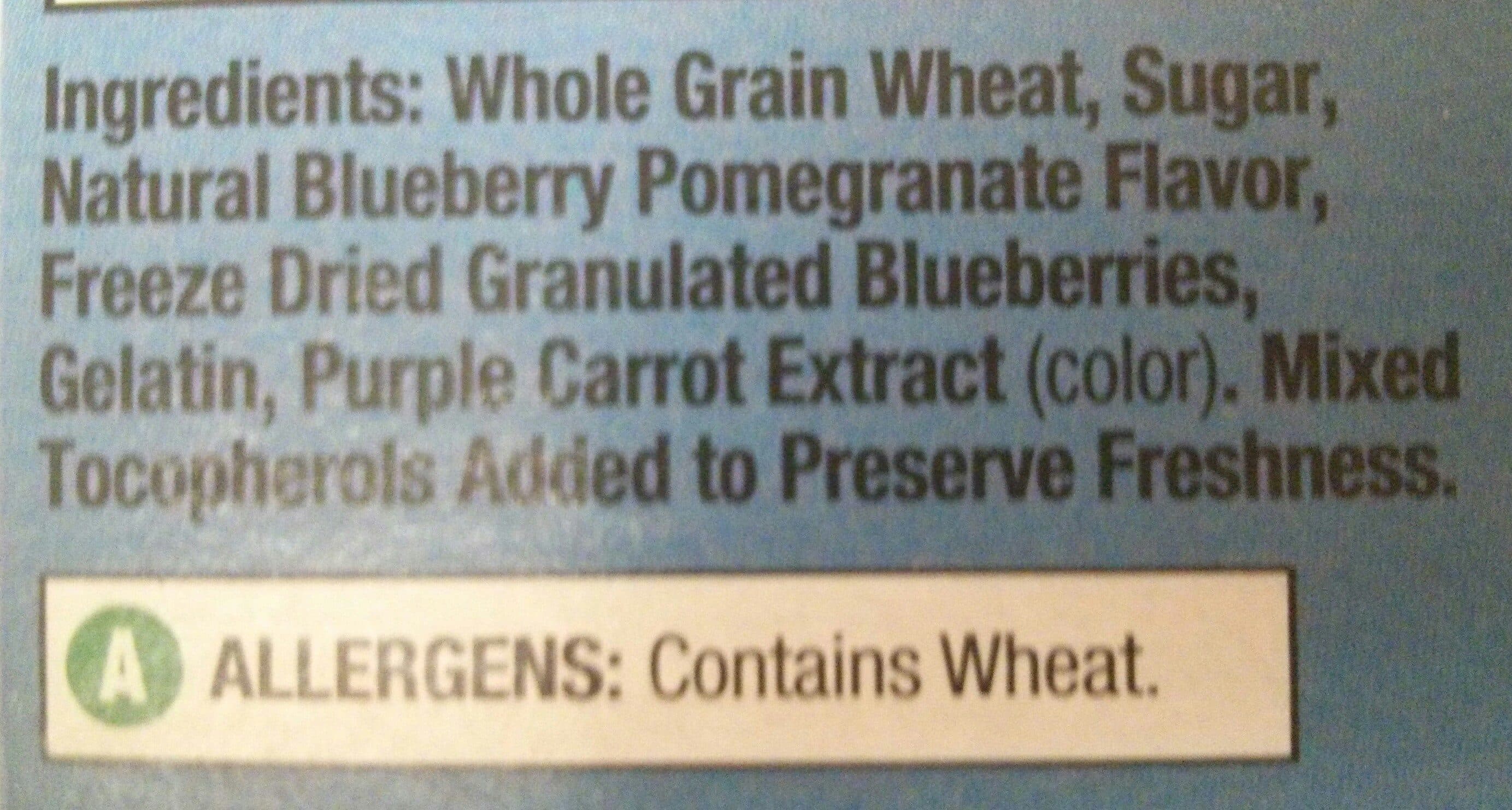 Wegmans Frosted Bite-Size Blueberry Shredded Wheat packshot