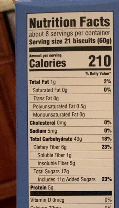 Wegmans Frosted Bite-Size Blueberry Shredded Wheat packshot
