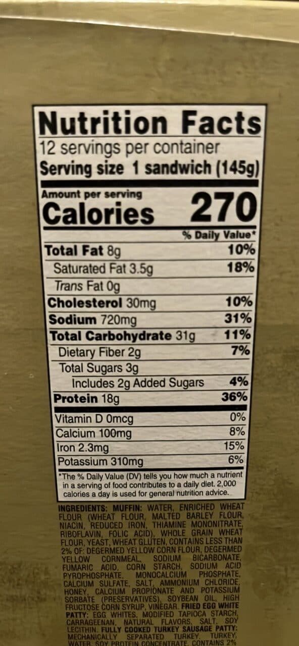 Jimmy Dean English Muffin Turkey Sausage, Egg White & Cheese Sandwich packshot