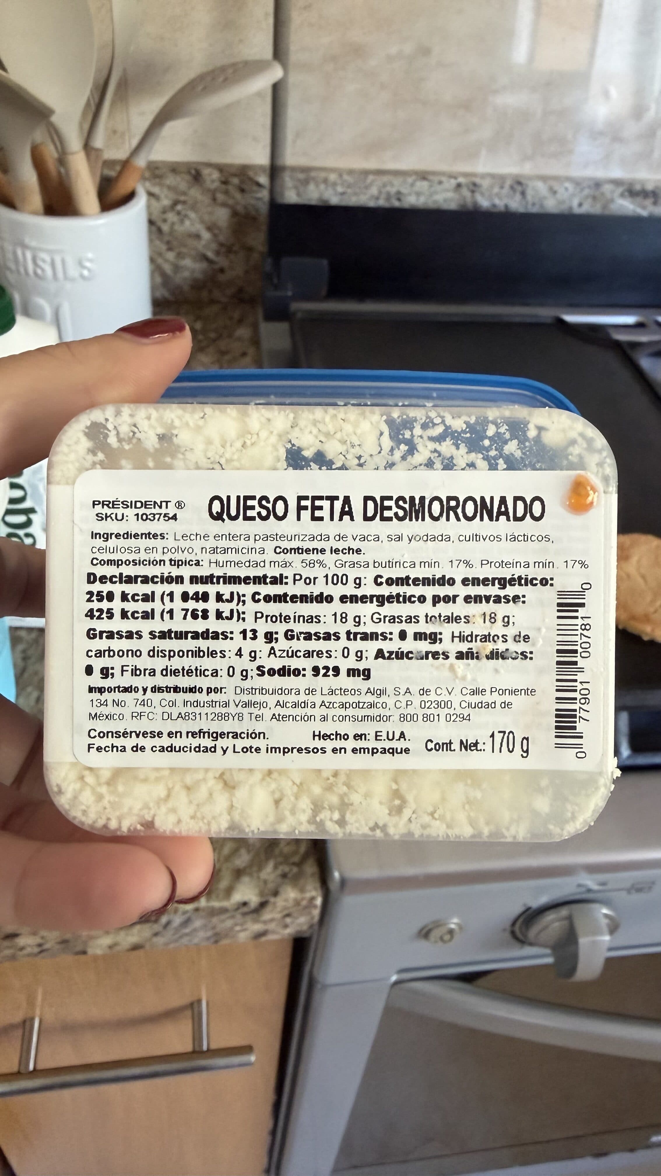 Président Feta Crumbles packshot