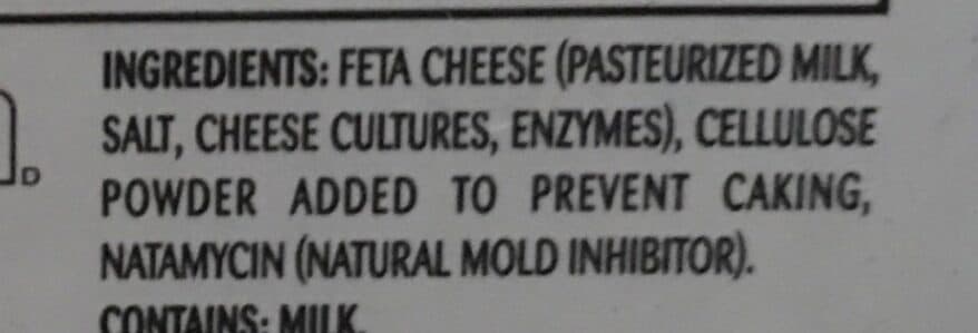 President Feta Crumbles packshot