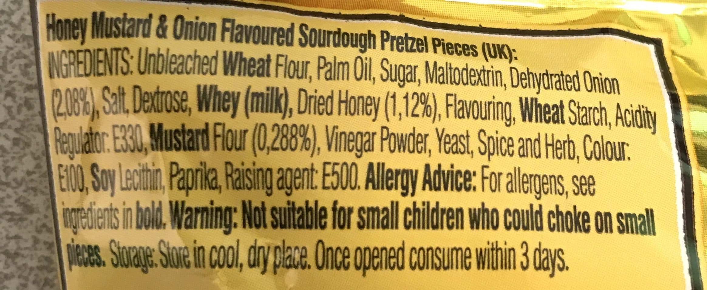 LIME NORDIC AS Pretzel Pieces Honey Mustard & Onion packshot
