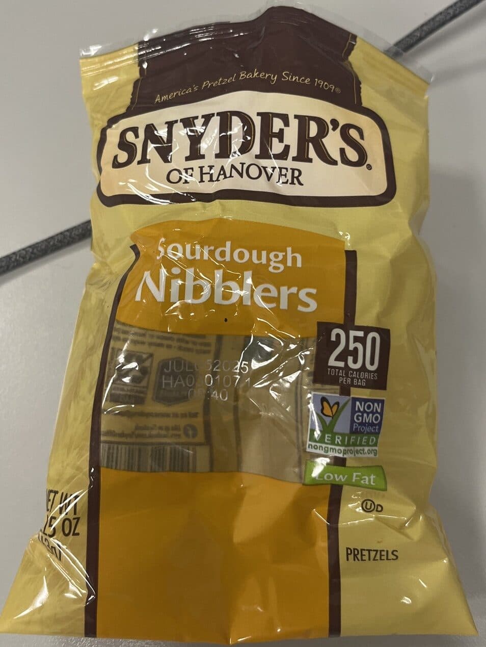 Snyder's of Hanover Sourdough Nibbler Pretzels packshot