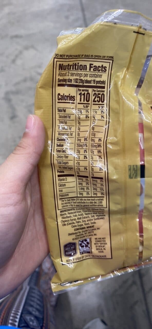 Snyders of Hanover Mini Pretzels packshot
