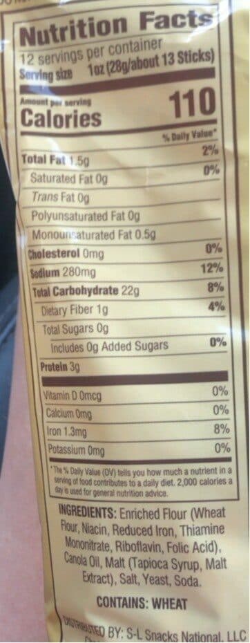 Snyder's of Hanover Dipping Sticks Pretzels packshot