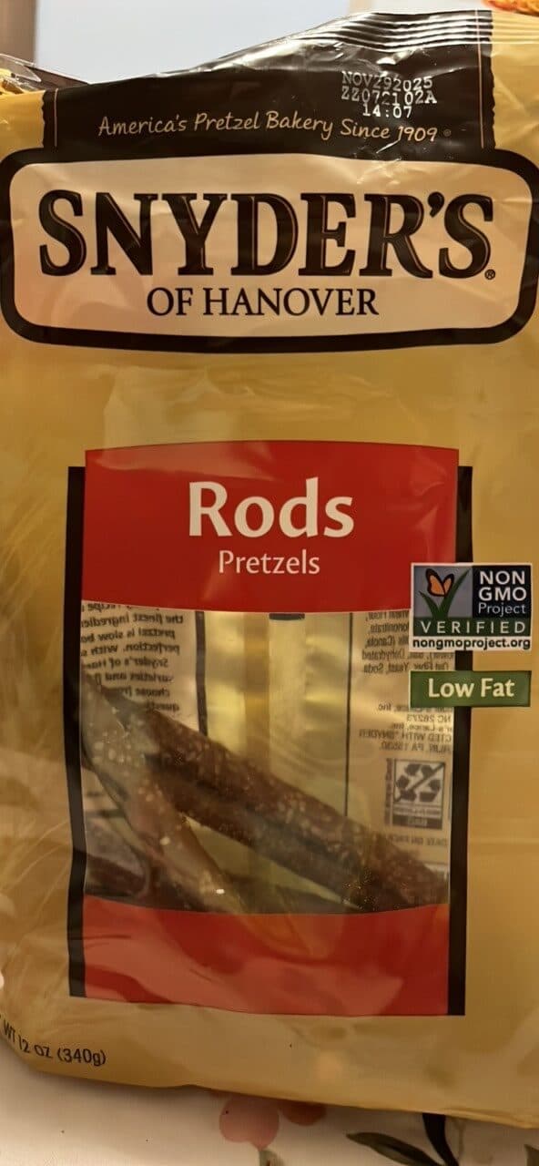Snyder's of Hanover Rods Pretzels packshot