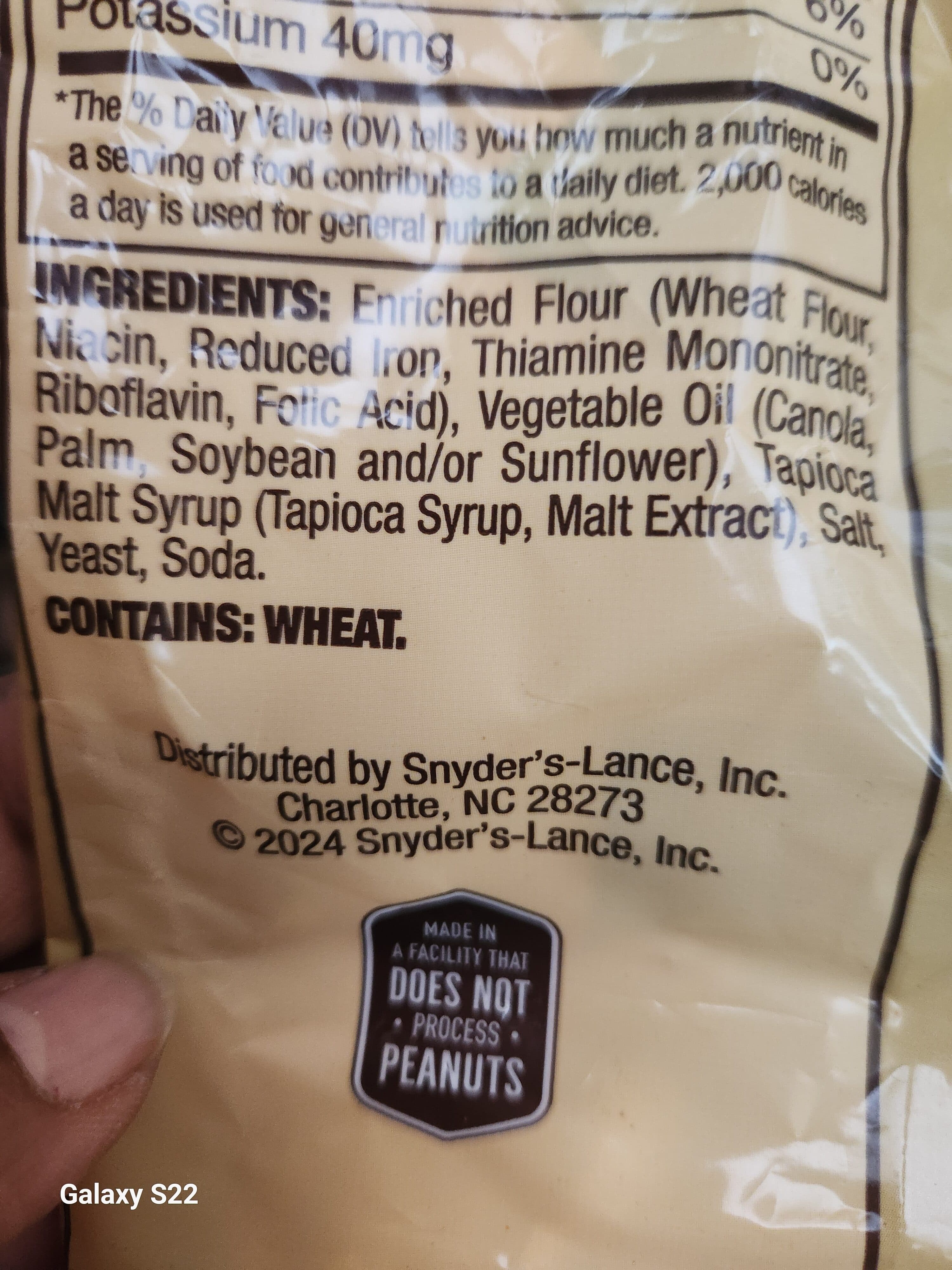 Snyder's of Hanover Olde Tyme Pretzels packshot