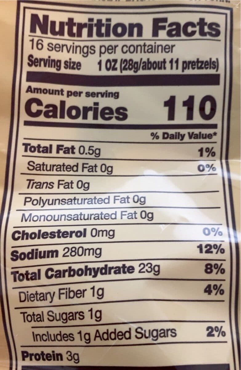 Snyder's of Hanover Thin Pretzels packshot