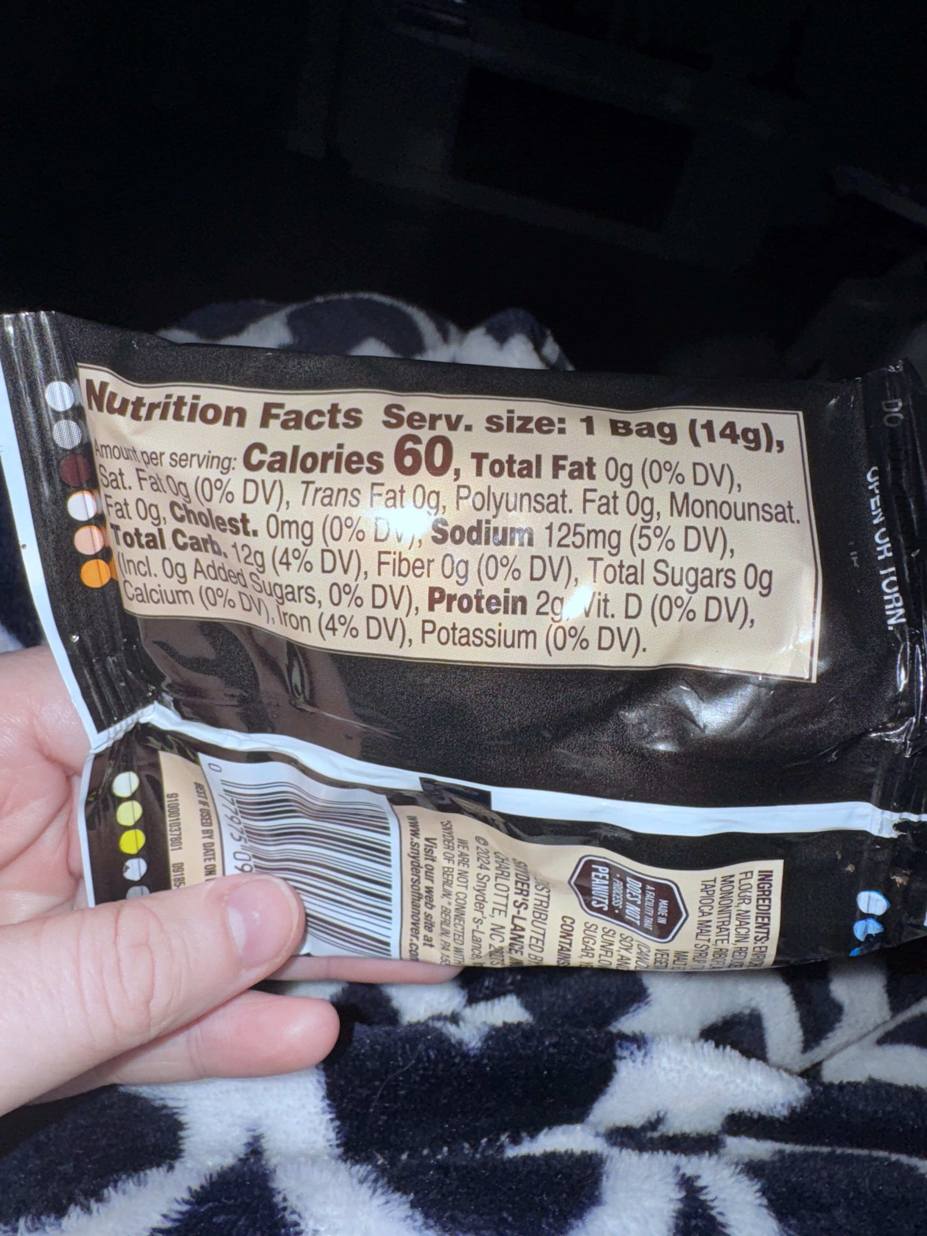 Snyder's of Hanover Halloween Mini Pretzels packshot