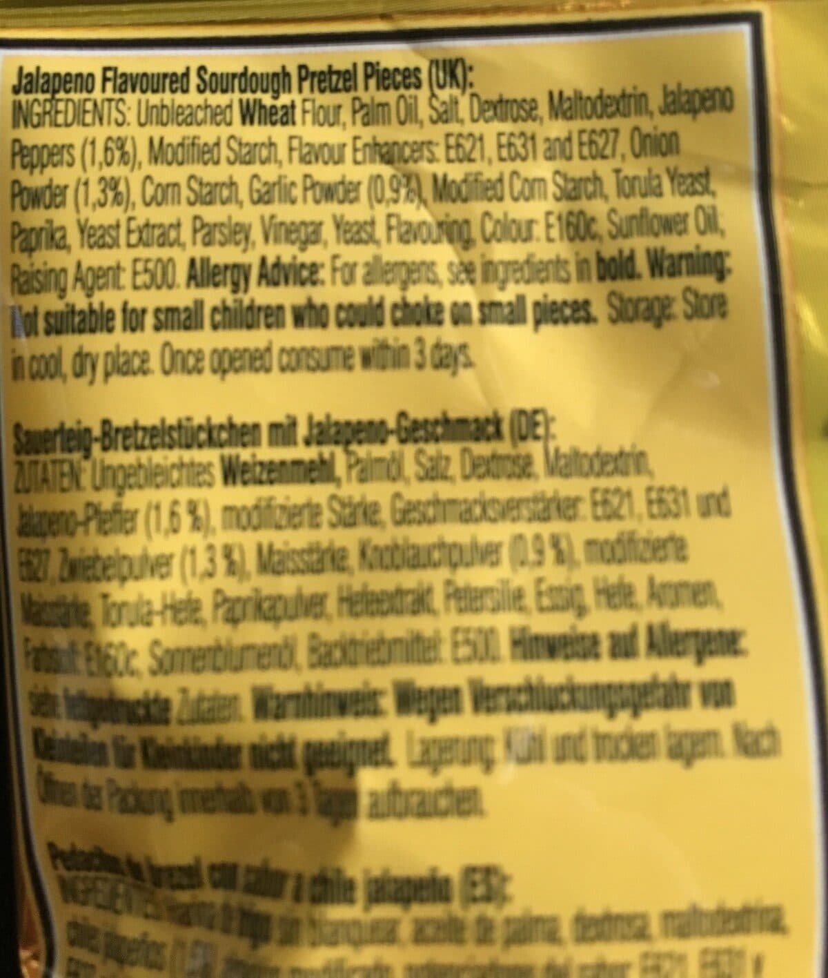 Snyder's Of Hanover Pretzel pieces jalapeno packshot