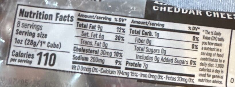 Cabot Creamery Extra Sharp Cheddar Cheese packshot