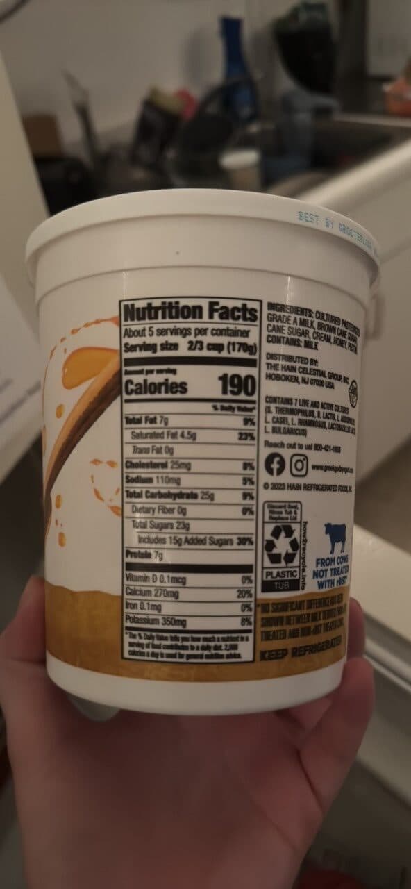 THE GREEK GODS GREEK YOGURT STYLE HONEY packshot