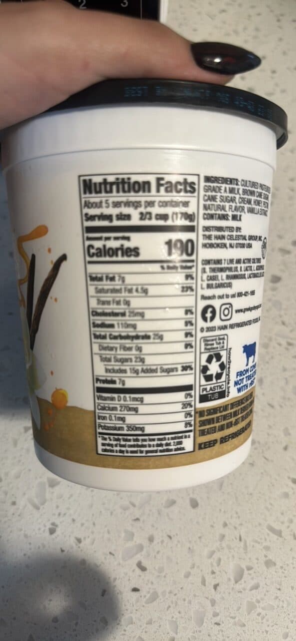 The Greek Gods Greek Yogurt Style Honey Vanilla packshot