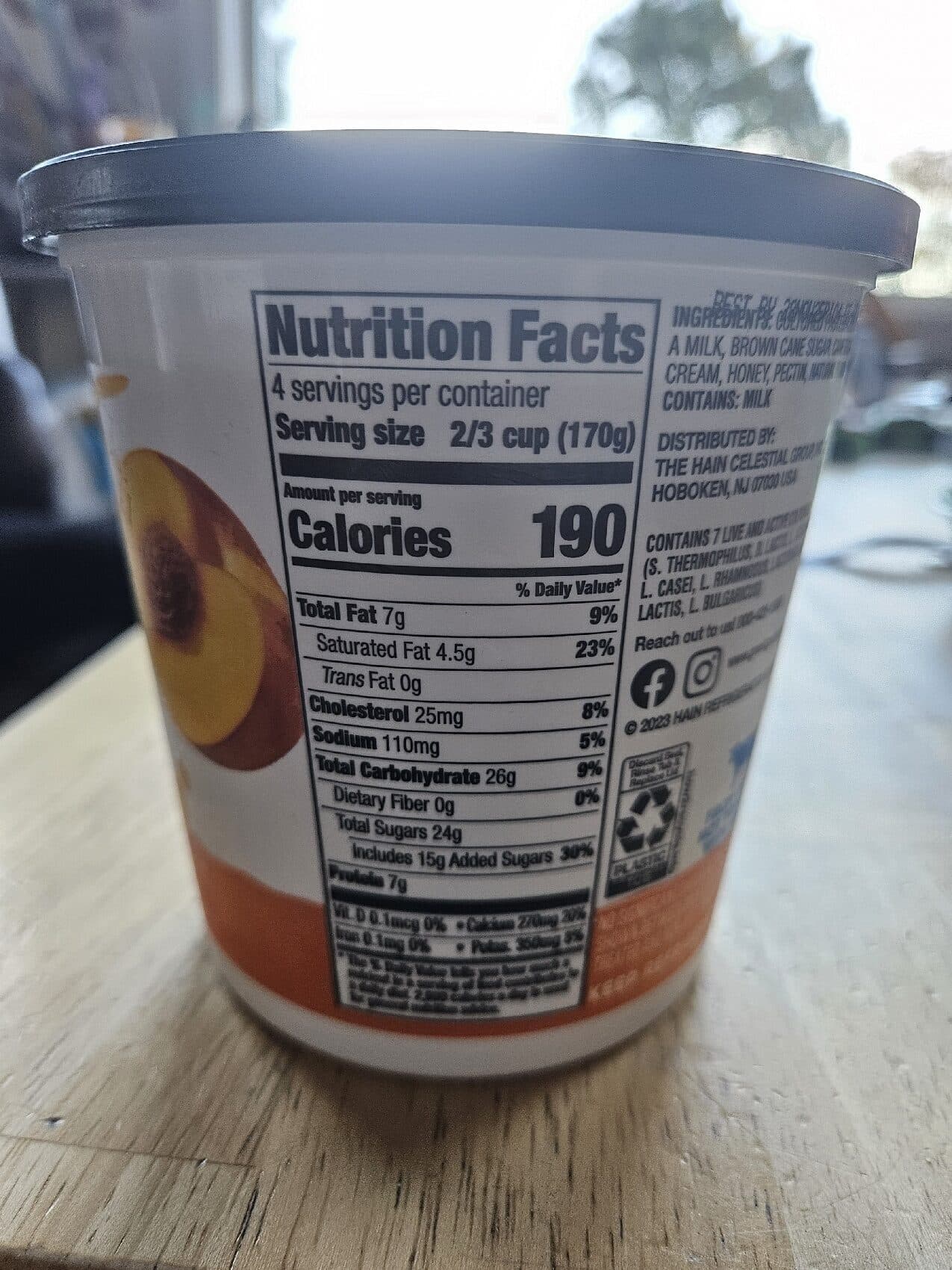 The Greek Gods Honey peach packshot