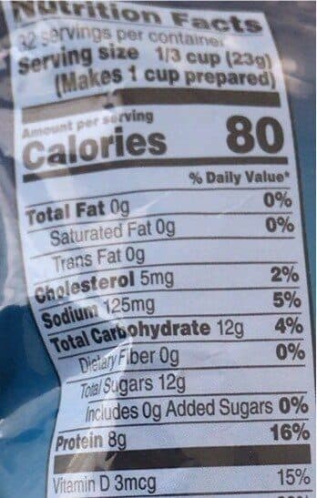 Great Value Instant Nonfat Dry Milk packshot