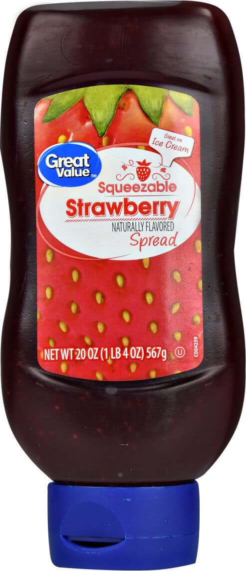 Great Value Strawberry Fruit Spread packshot