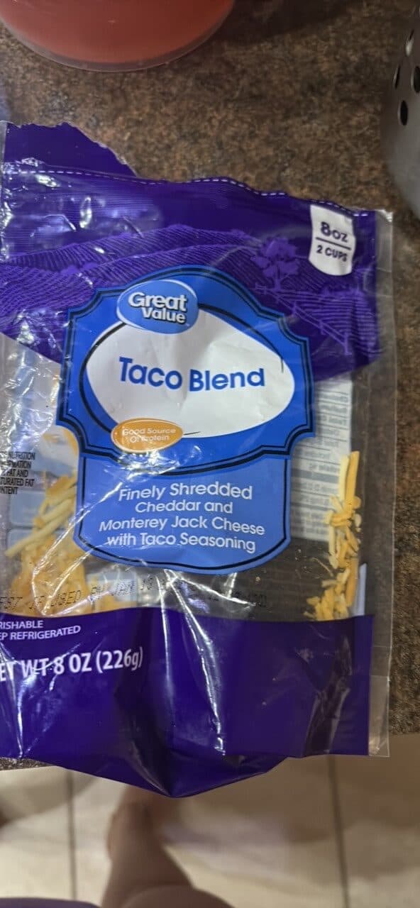 Great Value Taco Blend packshot