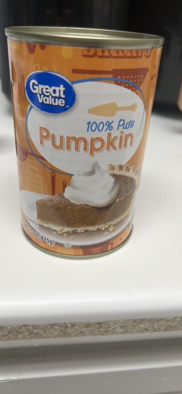 Great Value 100% Pure Pumpkin packshot