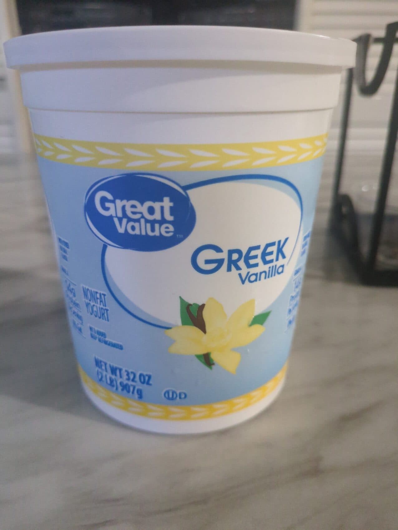 Great Value Greek Vanilla packshot