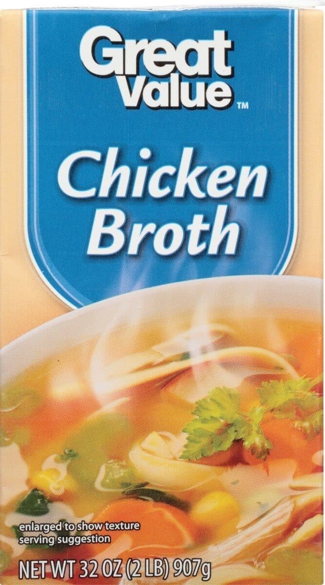 Great Value Chicken Broth packshot