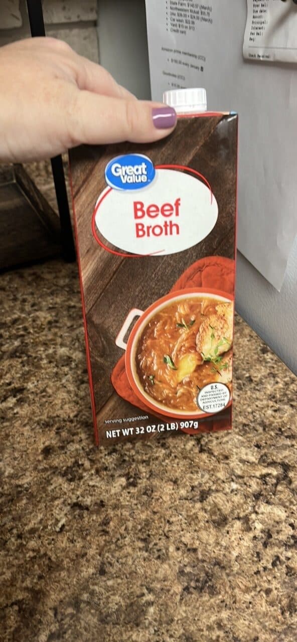 Great Value Beef Broth packshot