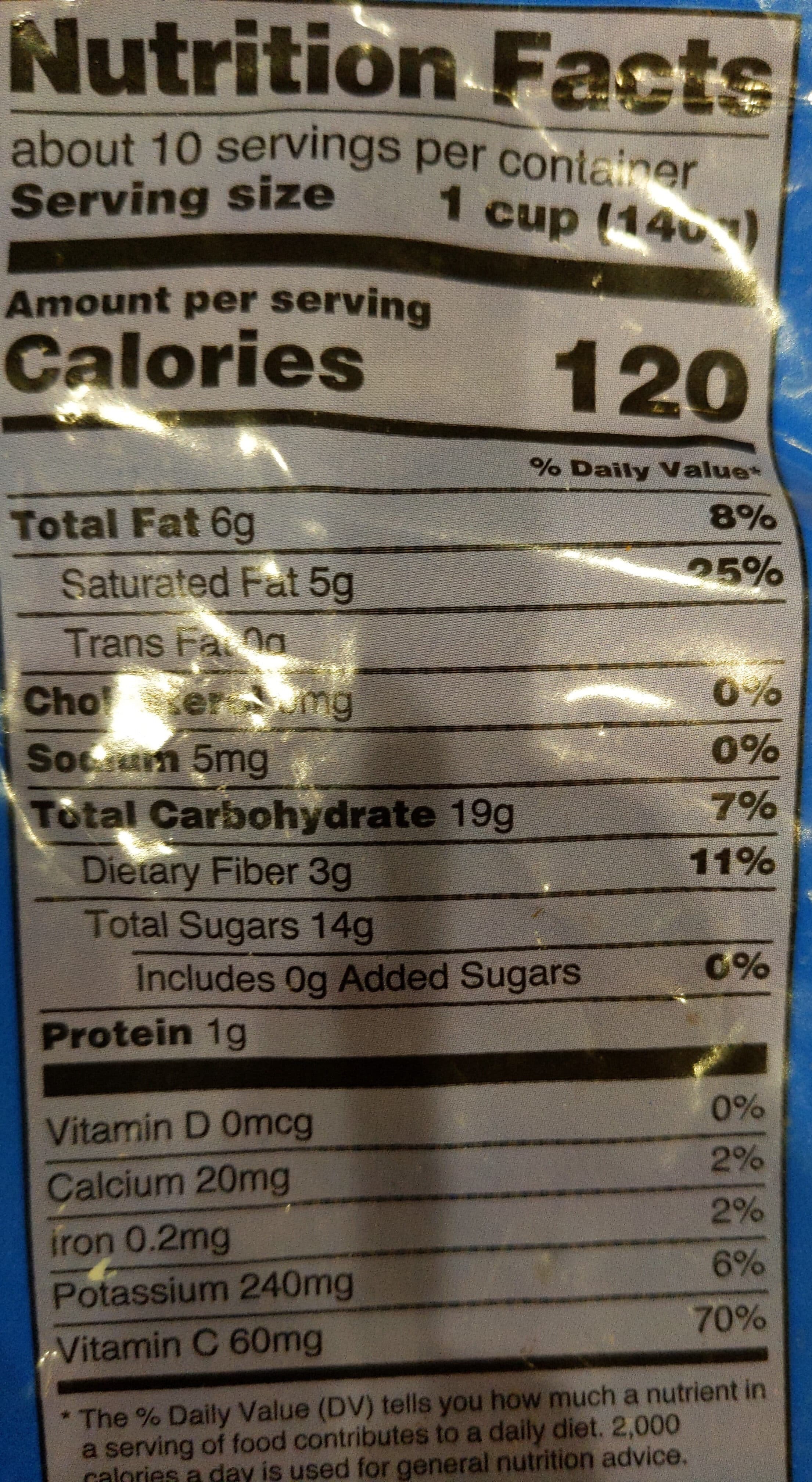 Great Value Tropical Fruit Blend packshot