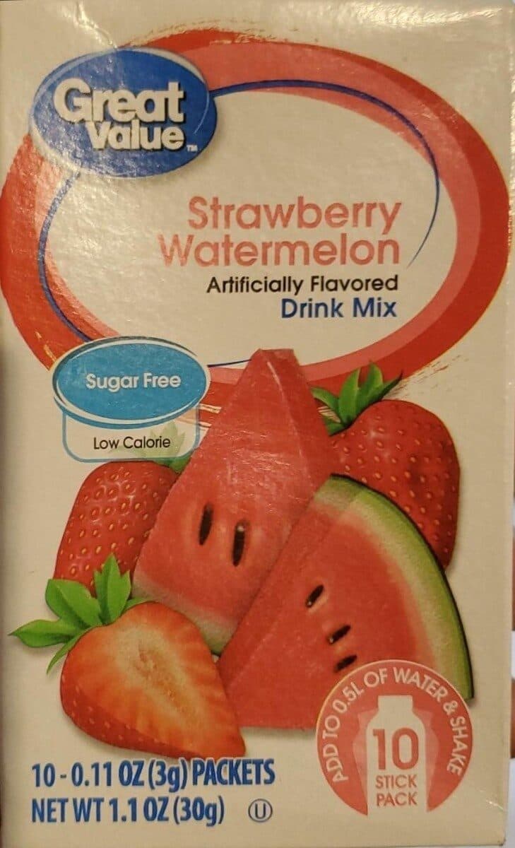 Great Value Drink Mix -Strawberry Watermelon packshot