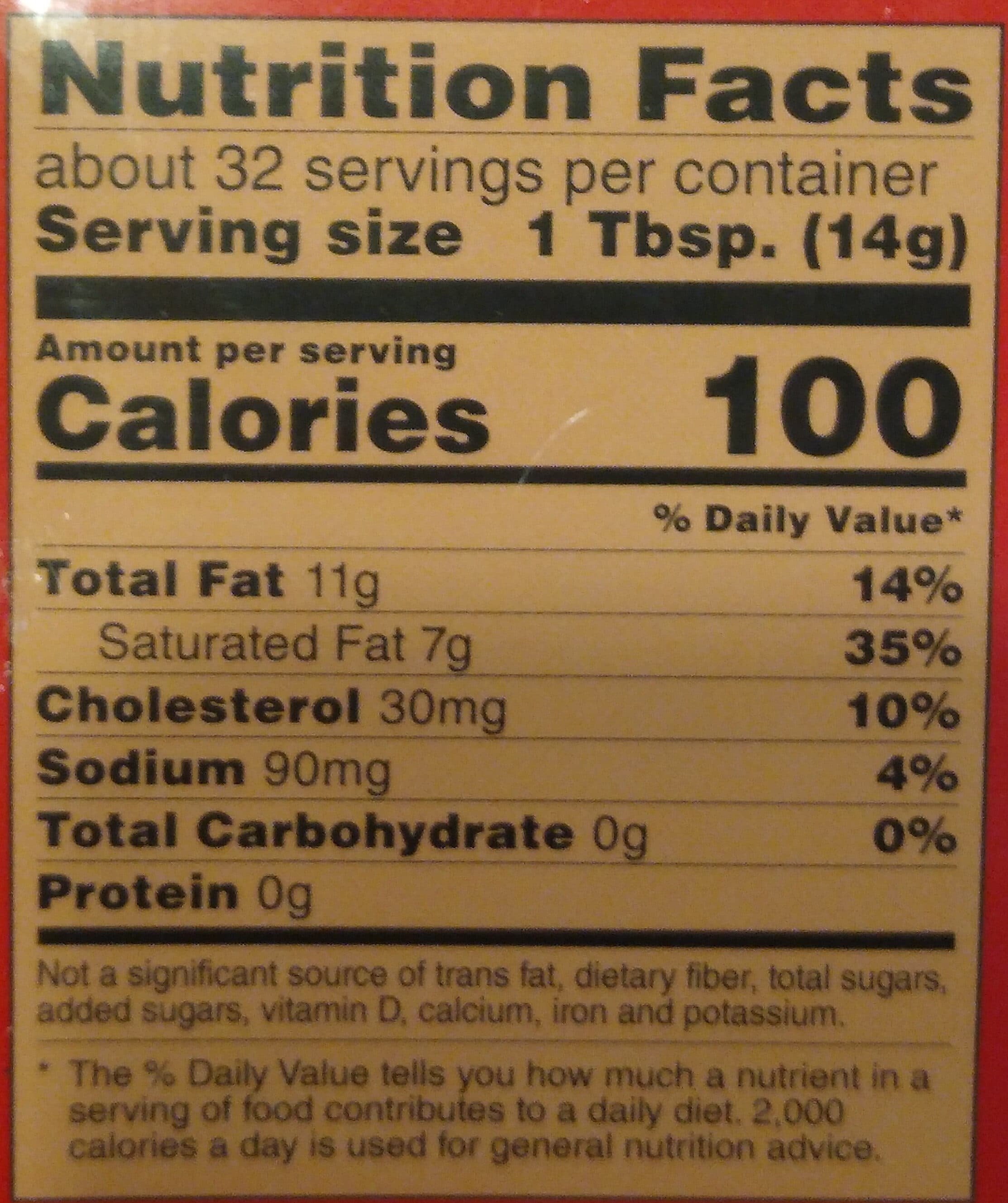 Great Value Sweet Cream Butter packshot
