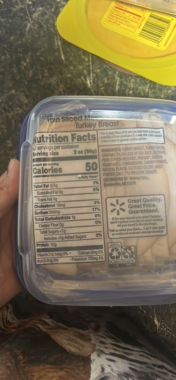 Great Value Mesquite Smoked Turkey Breast packshot