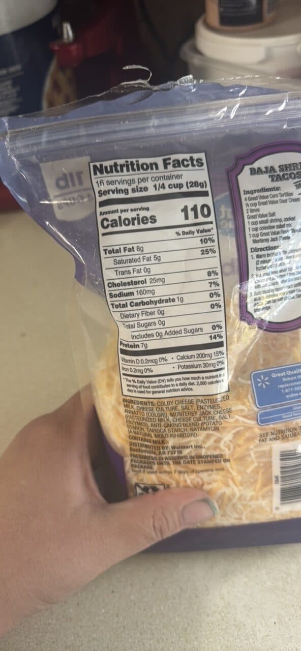 Great Value Colby Jack packshot