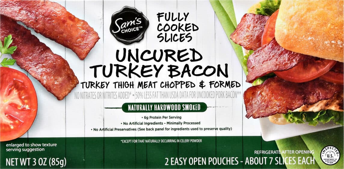 Sam's Choice Turkey Bacon Slices packshot