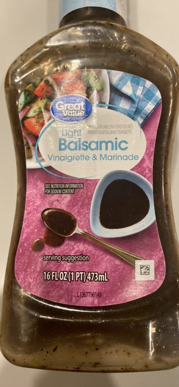 Great Value Light Balsamic Vinaigrette & Marinade packshot